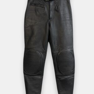 Josef Wormland skórzane spodnie motocyklowe z szelkami rozm. M/L