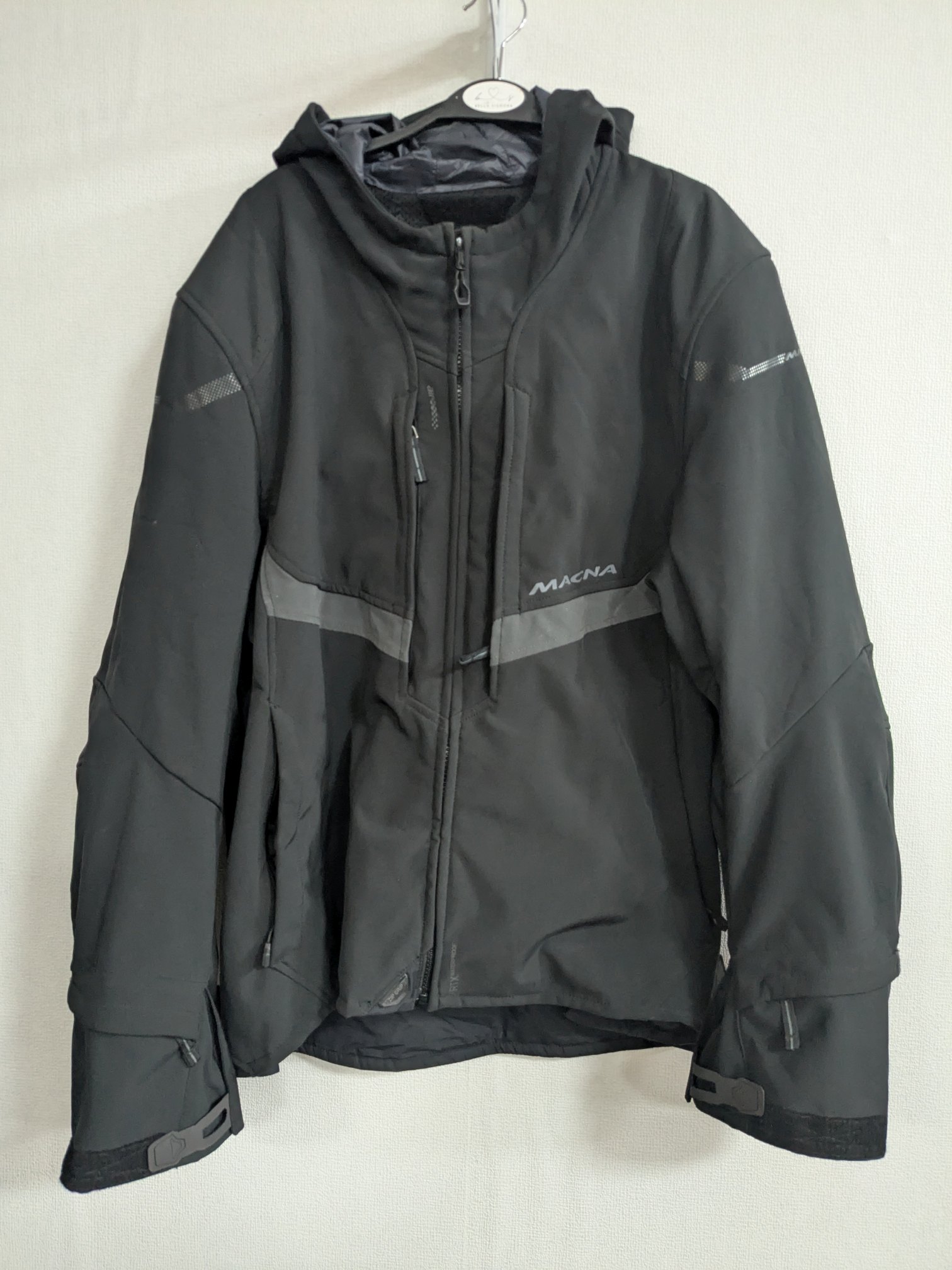 Macna kurtka motocyklowa softshell z kapturem rozm. 3XL - obrazek 7