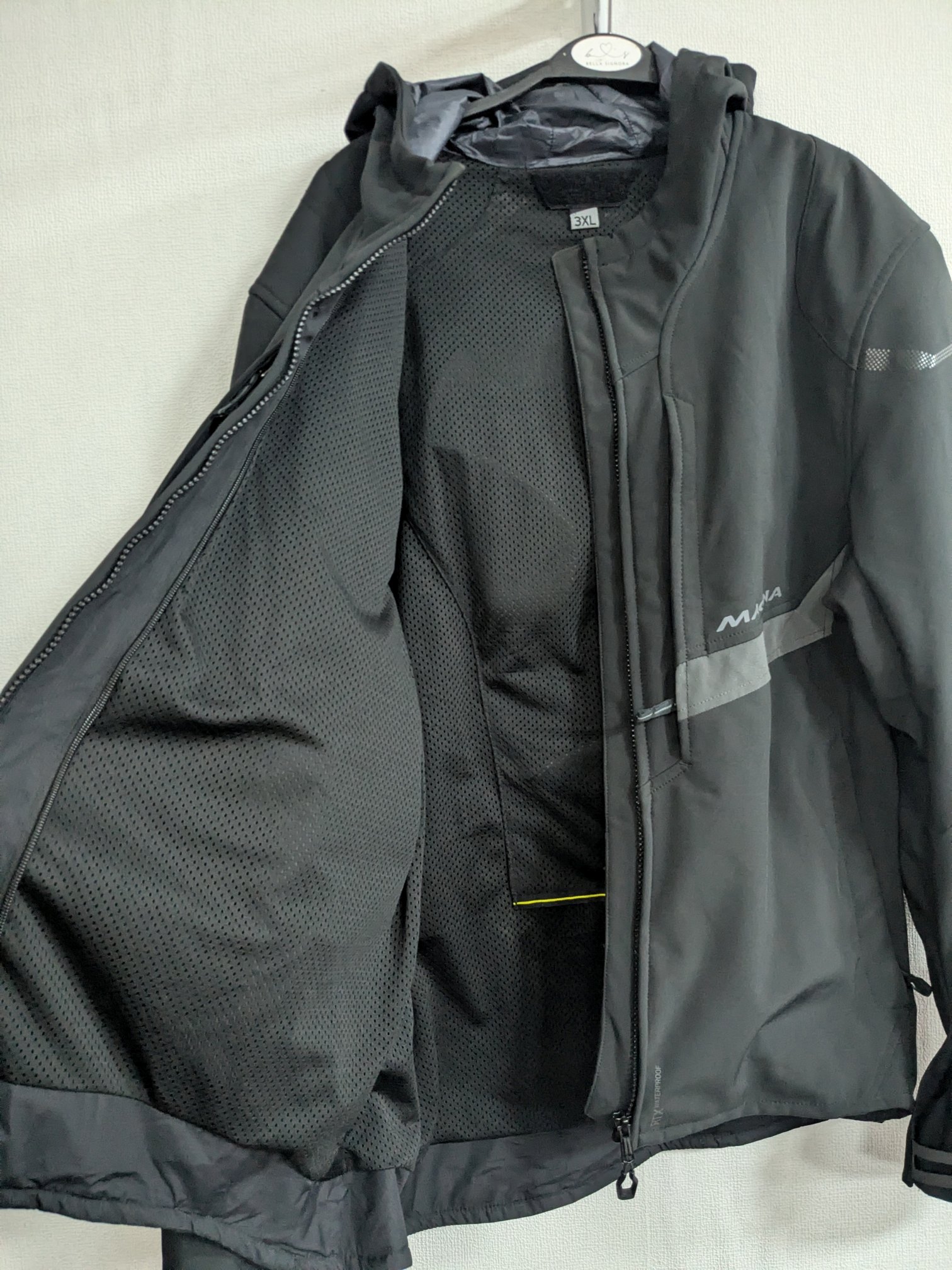 Macna kurtka motocyklowa softshell z kapturem rozm. 3XL - obrazek 5