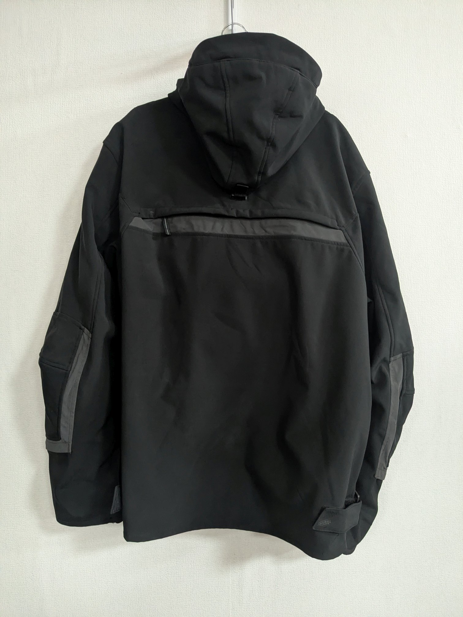 Macna kurtka motocyklowa softshell z kapturem rozm. 3XL - obrazek 2