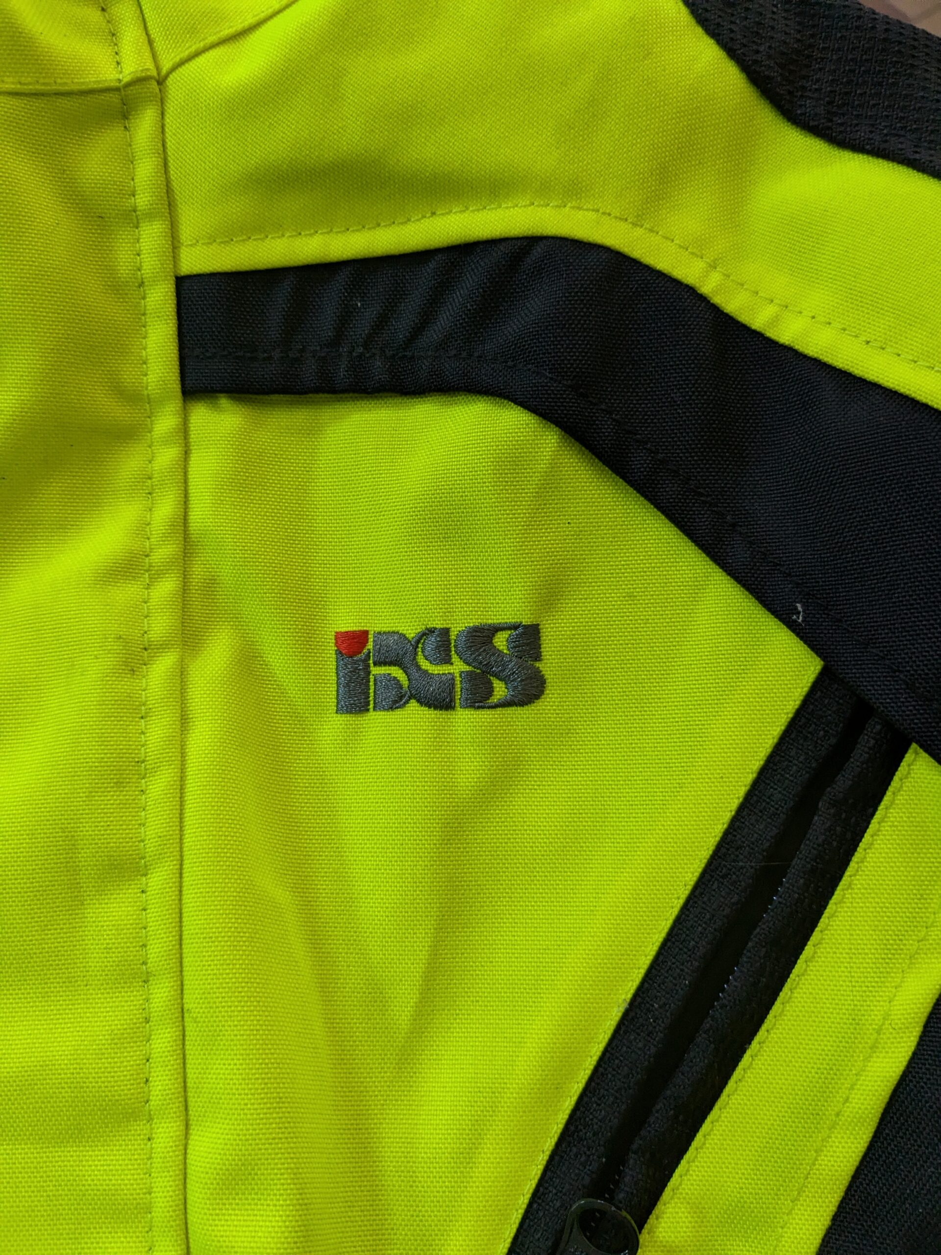 Kurtka motocyklowa IXS DXL neon żółta + podpinka + ochraniacze - obrazek 2