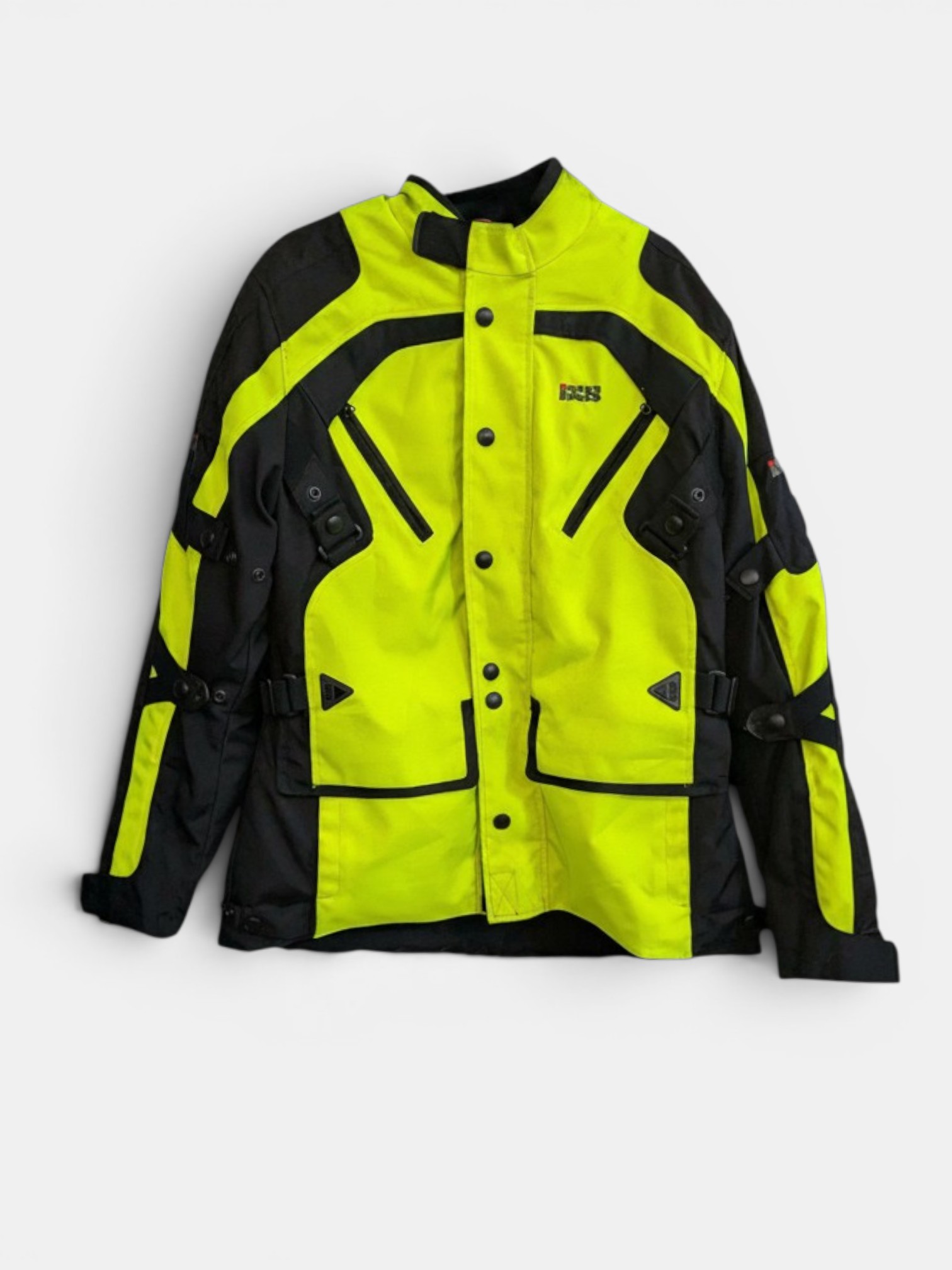 Kurtka motocyklowa IXS DXL neon żółta + podpinka + ochraniacze