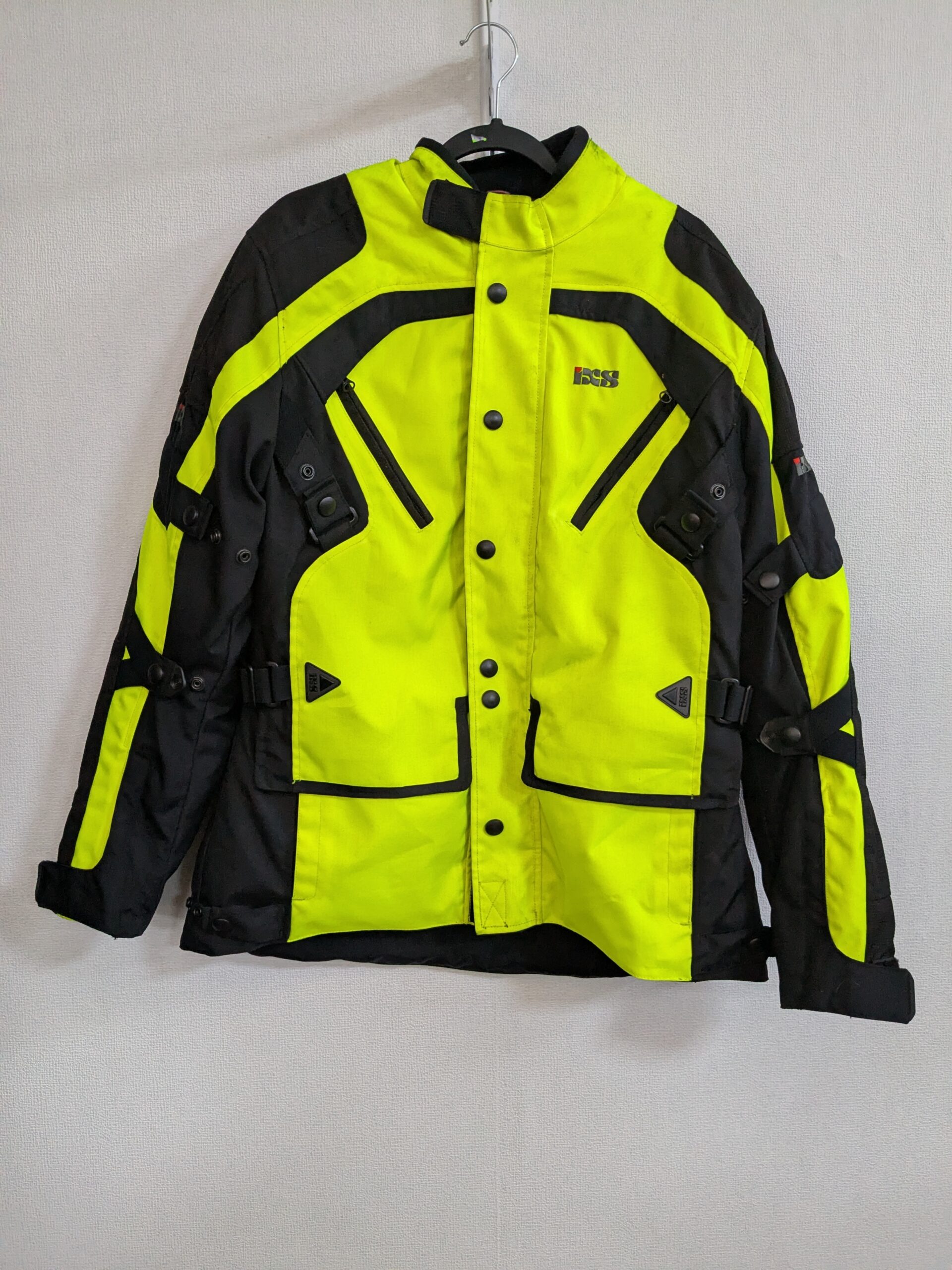 Kurtka motocyklowa IXS DXL neon żółta + podpinka + ochraniacze - obrazek 7