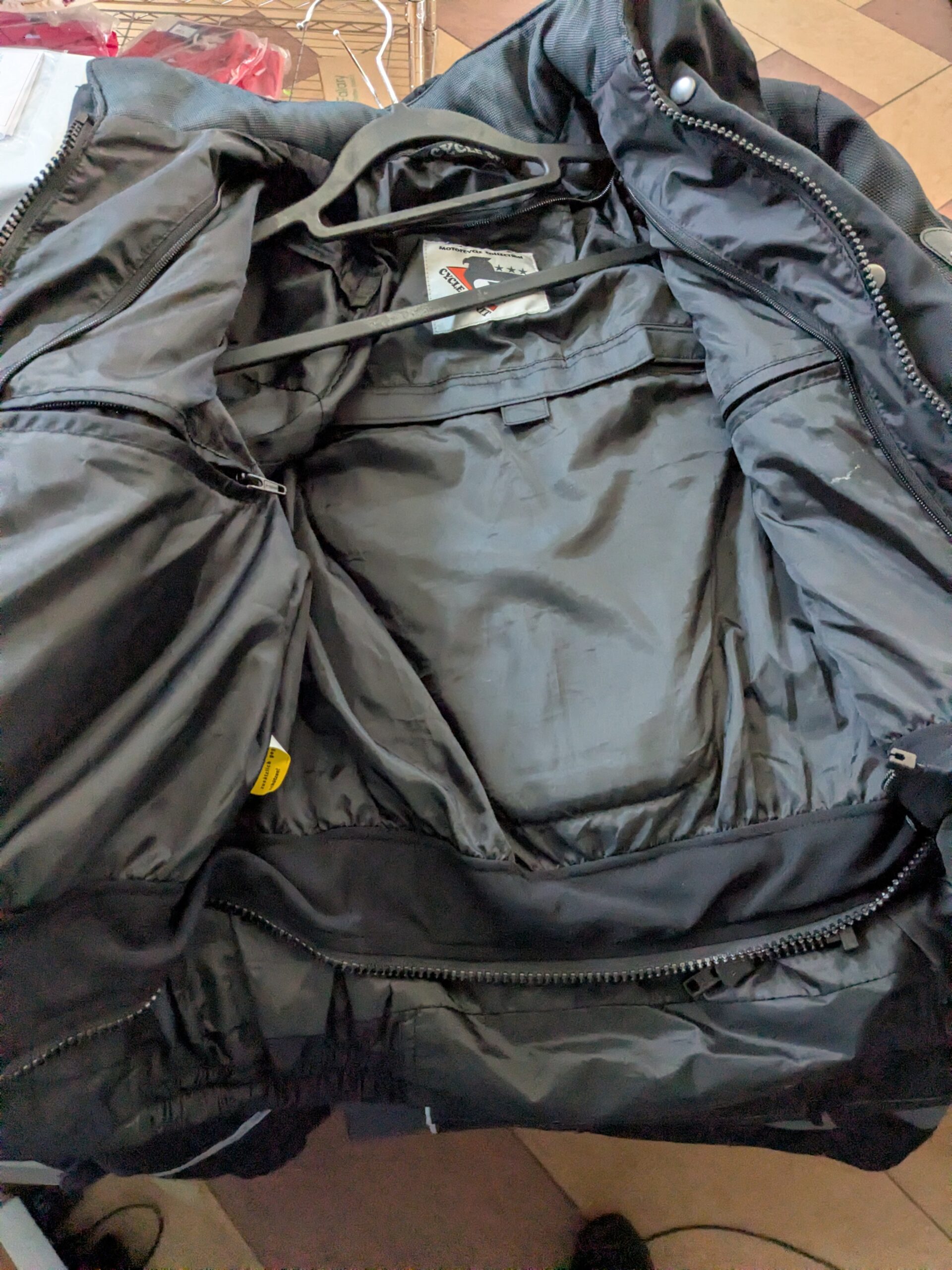 Kurtka motocyklowa Cycle Spirit damska r. 40 + ochraniacze pleców, ramion i łokci - obrazek 7