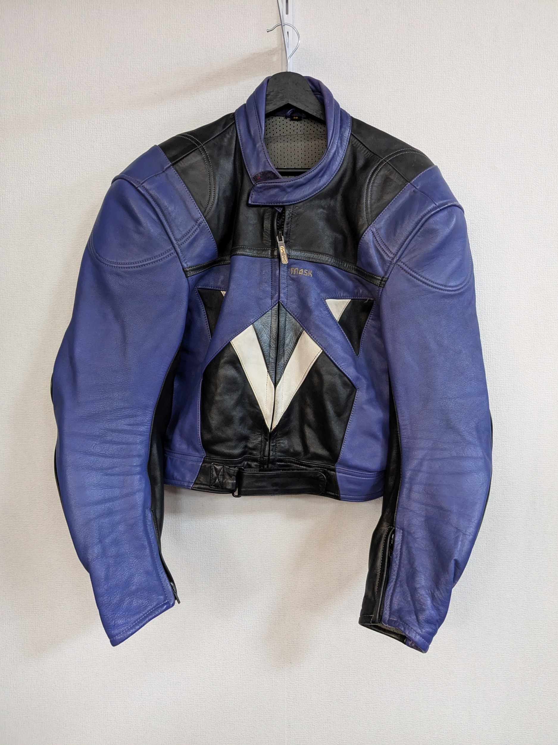 Mask kurtka motocyklowa skórzana rozm. 56 XL/XXL - obrazek 5